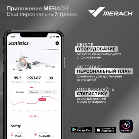 Эллиптический тренажер домашний MERACH K60 - Фото 7