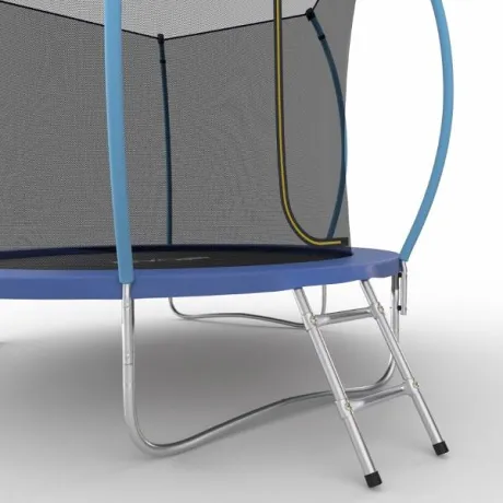 Батут с внутренней сеткой и лестницей EVO JUMP Internal 10ft (Blue) - Фото 3