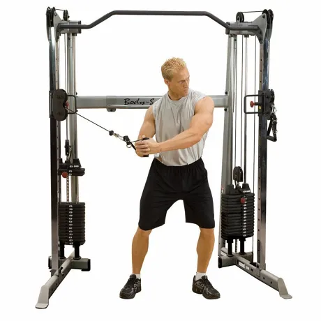Сдвоенная блочная стойка Body Solid с двумя весовыми стеками по 72,5 кг - Фото 2