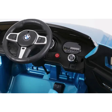 Электромобиль RiverToys BMW 6 GT JJ2164 (синий глянцевый) - Фото 7