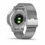 Смарт-часы Garmin VIVOMOVE LUXE серебристый с серебристым ремешком - Фото 4