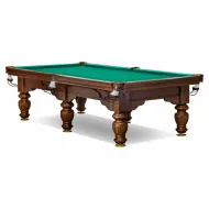 Бильярдный стол для пирамиды "Онега" (9 футов, 6 ног, 25мм камень) массив ясень