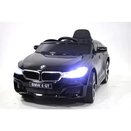 Электромобиль RiverToys BMW 6 GT JJ2164 (черный) - Фото 6