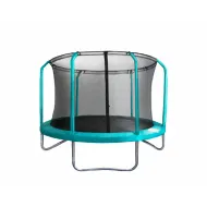 Батут с защитной сеткой PERFETTO SPORT PREMIUM STRONG 8 диаметр 2,4 м зелёный