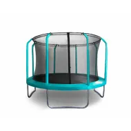 Батут с защитной сеткой PERFETTO SPORT PREMIUM STRONG 12 диаметр 3,7 м зелёный