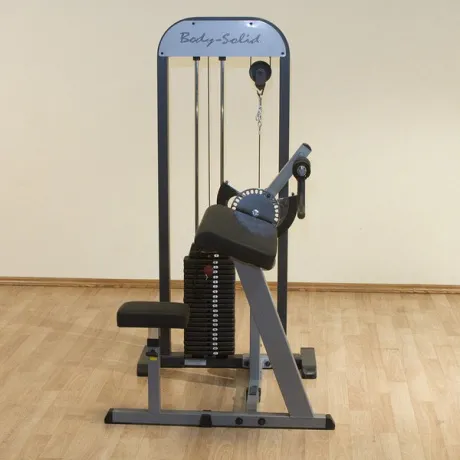 Блочный тренажер Body Solid бицепс-трицепс с весовым стеком 95 кг - Фото 6