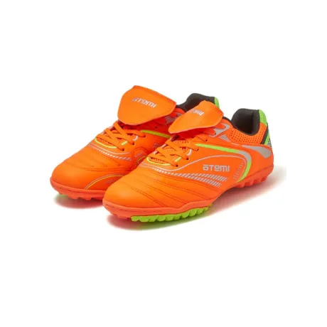Бутсы футбольные Atemi, оранжевые, синтетическая кожа, р.33, SD300 TURF