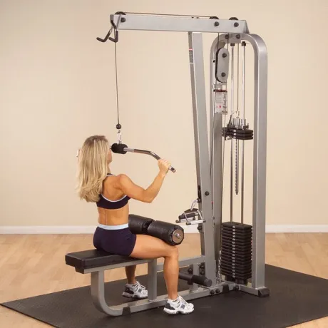 Верхняя-нижня тяга Body Solid SLM300G-3 со стеком 140 кг - Фото 2