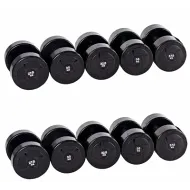 Гантельный ряд PROFI-FIT POWER 27,5 кг - 37,5 кг (5 пар), шаг 2,5 кг