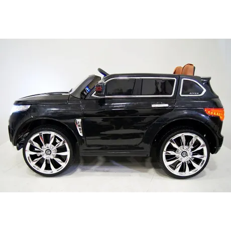 Электромобиль RiverToys Range Rover Sport E999KX черный глянец - Фото 2