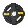 Штанга олимпийская OriginalFitTools 88 кг (диски с двумя хватами, черный гриф) - Фото 6