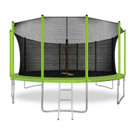 Батут с внутренней сеткой и лестницей ARLAND 16FT (Light Green)