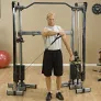 Сдвоенная блочная стойка Body Solid с двумя весовыми стеками по 72,5 кг - Фото 9