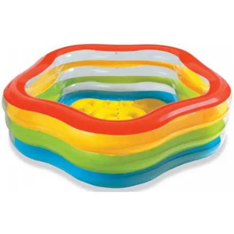 Бассейн надувной "Summer colors pool", 185х180х53см, 56495NP