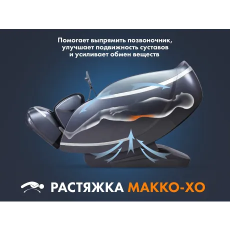Массажное кресло FUJIMO GURU F700 Серый - Фото 4