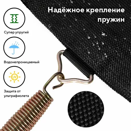 Батут с защитной сеткой PERFETTO SPORT PREMIUM STRONG 12 диаметр 3,7 м зелёный - Фото 18