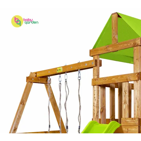 Детская игровая площадка Babygarden Play 3 салатовый - Фото 3