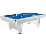 Бильярдный стол для пула Weekend «Dynamic Triumph» 7 ф (матово-белый) в комплекте, аксессуары + сукно