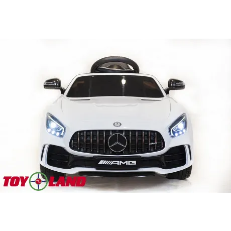 Электромобиль ToyLand Mercedes-Benz GTR белый - Фото 2