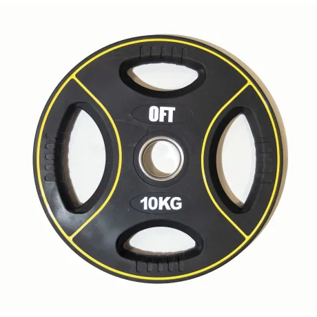 Диск для штанги олимпийский полиуретановый OriginalFitTools 10 кг FT-DPU-10