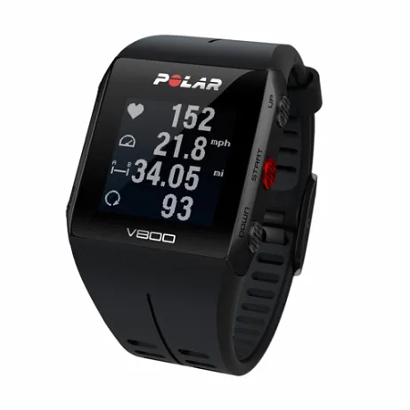 Пульсометр POLAR V800 с датчиком H10 черный - Фото 2