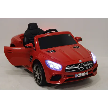 Электромобиль RiverToys MERCEDES-BENZ SL500 (красный) - Фото 6
