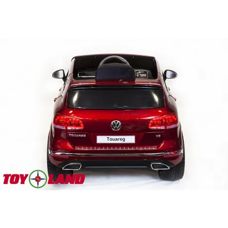 Детский электромобиль ToyLand Volkswagen Touareg красный (краска) - Фото 7