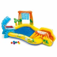 Игровой центр надувной "Динозавр", 249х191х109см, 57444NP