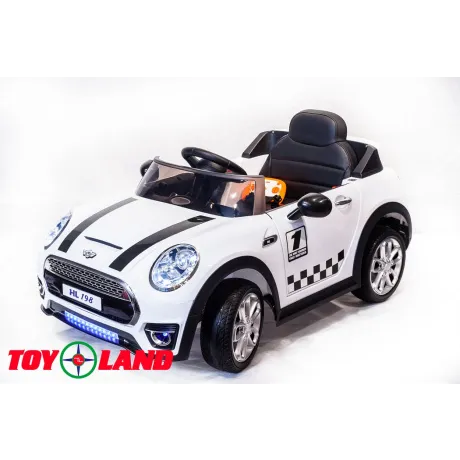 Электромобиль ToyLand Mini Cooper HL 198 белый
