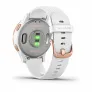 Смарт-часы с GPS Garmin VIVOACTIVE 4S белые с золотистым безелем - Фото 3