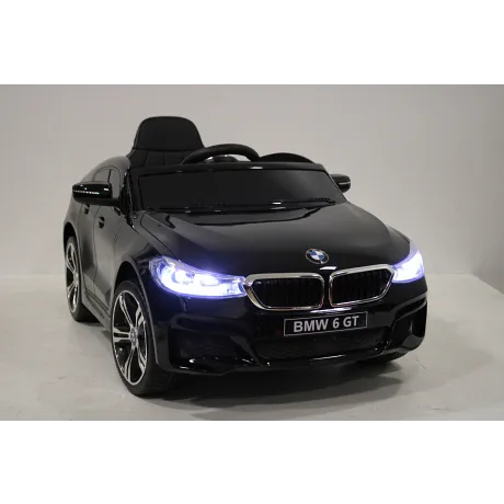 Электромобиль RiverToys BMW 6 GT JJ2164 (черный) - Фото 13