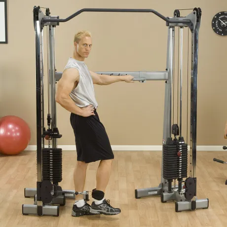 Сдвоенная блочная стойка Body Solid с двумя весовыми стеками по 72,5 кг - Фото 8