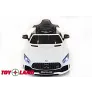 Электромобиль ToyLand Mercedes-Benz GTR белый - Фото 3